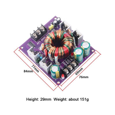 12V 입력 전압 산업 DC-DC 변환기 듀얼 파워 보드 마운트 증폭기