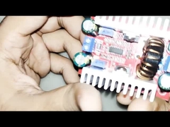 네트워크 표준 150W 부스트 변환기 10-32V에서 12-35V 단계 위전압 충전 모듈