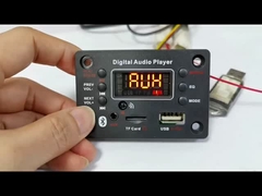 무선 블루투스 5.0 MP3 WMA 디코더 보드 자동차 오디오 USB TF FM 라디오 모듈 컬러 화면 MP3 플레이