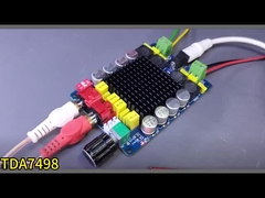 듀얼 채널 오디오 보드 2X100W 수신기 및 증폭기용 가정용 증폭기 DC14-34V D 클래스 TDA7498