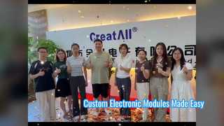 CreatAll Electronics 새 사무실 및 맞춤형 모듈 솔루션