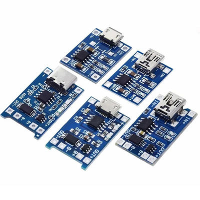 타입 C/마이크로 USB 5V 1A 18650 TP4056 리?? 배터리 충전 모듈 충전판 보호 듀얼 기능 1A 리-I