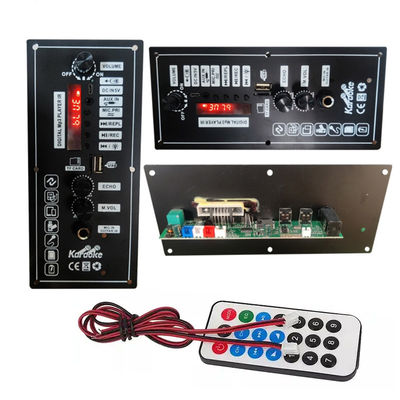 10W 20W 롤 스탠드 사운드 파워 MP3 플레이어 트롤리 스피커 BT 앰플리퍼 보드 마이크로폰
