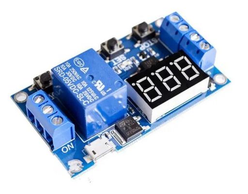 밀폐 된 12V 디지털 LED 디스플레이 켜고 끄는 타이머 릴레이 스위치 보드 PCB 제조