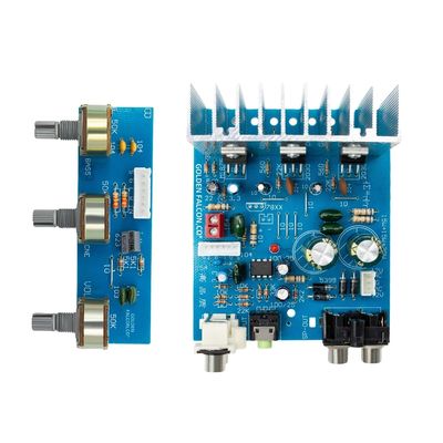 TDA2030 서브우퍼 전력 증폭기 보드 AC 12V 이중 전원이 포함된 2.1CH 15W*2 30W 스테레오 오디오 증폭기