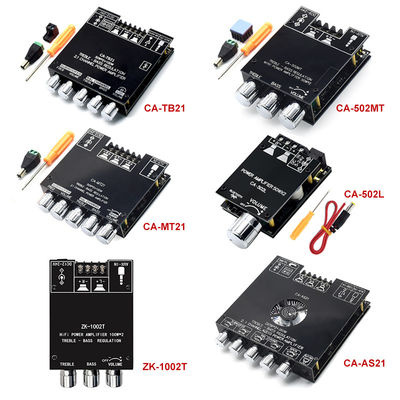ZK-502L ZK-502MT ZK-MT21 ZK-TB21 ZK-AS21 ZK-1002T BT 증폭기 보드 2.0 2.1 채널