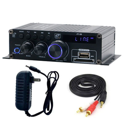 하이피 스테레오 오디오 전력 증폭기 120W 듀얼 채널 전력 증폭기 독립 제어 평등기 가정용 디지털 증폭기