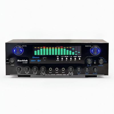 AV-555BT 프로페셔널 5.1 채널 동적 스펙트럼 증폭기 금속 구조로 600W 고전력 가정용 서브우퍼