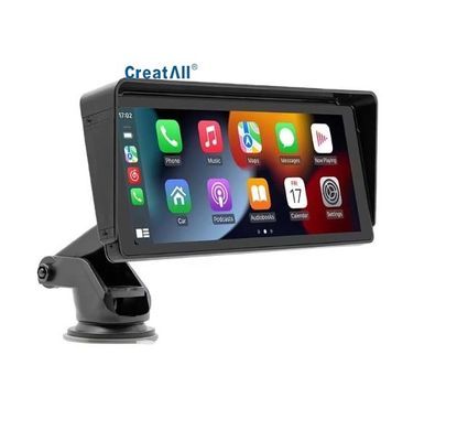 Creatall 10.26인치 휴대용 차량 MP5 플레이어 (BT HD 후방 카메라 FM 송신기 무선 CarPlay 대시보드)