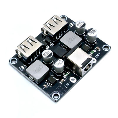 DC-DC 버크 변환기 충전 감소 모듈 6-32V 9V 12V 24V가 퀵 차저 이사회 듀얼 USB QC3.0 QC2.0을 금식시킵니다