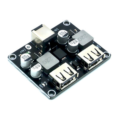 DC-DC 버크 변환기 충전 감소 모듈 6-32V 9V 12V 24V가 퀵 차저 이사회 듀얼 USB QC3.0 QC2.0을 금식시킵니다