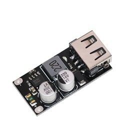 DC-DC 버크 변환기 충전 감소 모듈 6-32V 9V 12V 24V가 퀵 차저 이사회 듀얼 USB QC3.0 QC2.0을 금식시킵니다