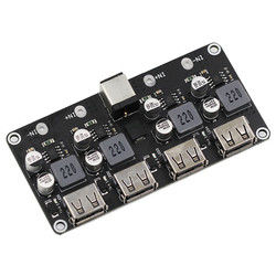 DC-DC 버크 변환기 충전 감소 모듈 6-32V 9V 12V 24V가 퀵 차저 이사회 듀얼 USB QC3.0 QC2.0을 금식시킵니다