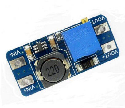 MT3608 2A DC-DC 증가 전압은 넓은 전압 입력 2/24V Lto 5/9/12/28V 조정할 수 있는  전력 모듈에 탑승합니다