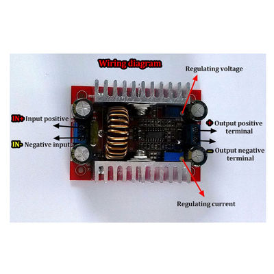 DC 400W 15A 전력 공급 모듈 계단식 상향 상승 모듈 8.5-50V 내지 10-60V