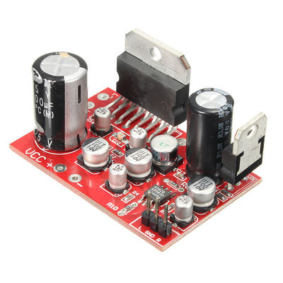 DC 12V 전원 공급 장치 및 TDA7379 + AD828 칩셋 오디오 모듈이 포함된 38W 출력 전력 증폭기 보드