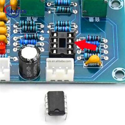 NE5532 증폭기 오디오 모듈 D급 디지털 증폭기 DC12V-24V 입력 및 트레블 바스 음량 조절