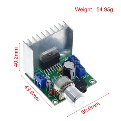 TDA7297 증폭기 오디오 모듈 15W + 15W 책상 스피커용 DC 8-18V 전원 입력과 함께 듀얼 채널