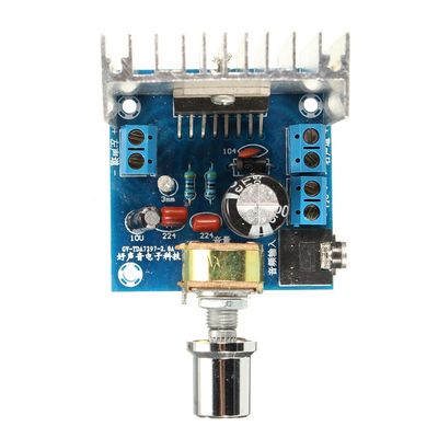 두배인 TDA7297 2x15W 12V 작은 증폭기 보드 AC / DC는 2.0개 채널을 이용합니다