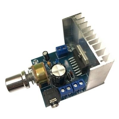 두배인 TDA7297 2x15W 12V 작은 증폭기 보드 AC / DC는 2.0개 채널을 이용합니다