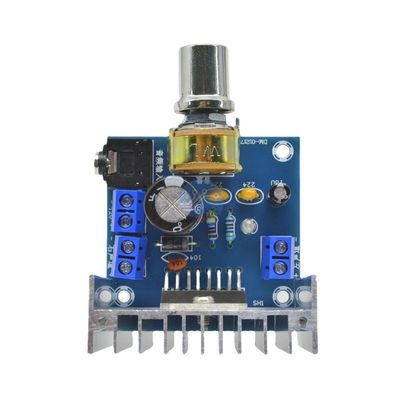 TD7297A 증폭기 오디오 모듈 D급 증폭기 보드 DC 9-15V 15W*2 스테레오 업그레이드 라디에이터