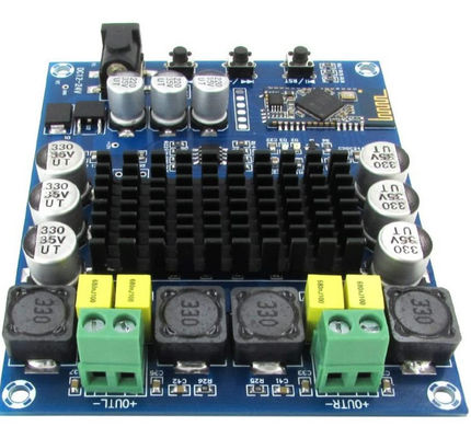 100W*2 출력 및 BT 4.0 블루투스 연결을 갖춘 듀얼 채널 디지털 증폭기 오디오 모듈
