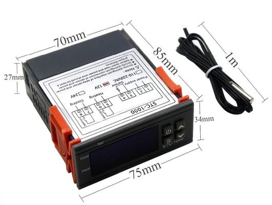 STC-1000 AC 110V-220V 디지털 습도 컨트롤러 온도 서모스탯 모니터링 시스템
