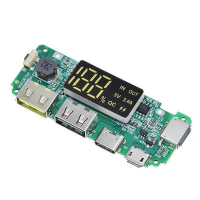 CA-524A 5V 2.4A 18650 BMS 배터리 보호 보드 마이크로 / C형 LED 모바일
