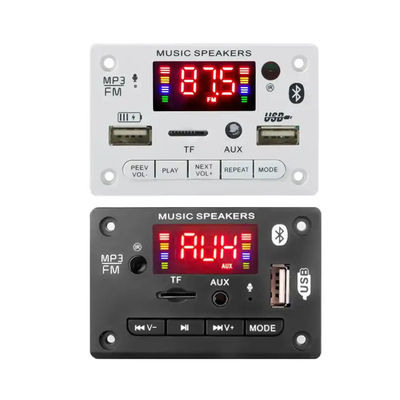 6V-12V MP3 디코딩 보드 블루투스 오디오 모듈 무선 자동차 USB 수신기 시스템