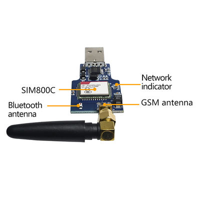 Gsm 모듈 쿼드 밴드 GSM GPRS에 대한 SIM800 SIM800C 무선 전신 와이파이 모듈 Usb