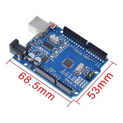 곧은 핀 헤더와 UNO R3 무선 전신 와이파이 모듈 ATmega328P CH340 CH340G