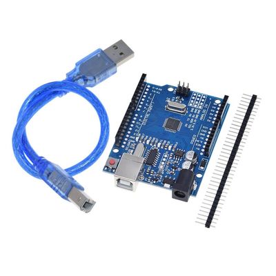 곧은 핀 헤더와 UNO R3 무선 전신 와이파이 모듈 ATmega328P CH340 CH340G