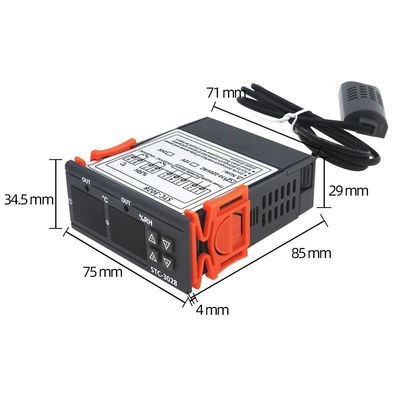 STC-3028 AC 220V DC 12V-24V 디지털 습도 조절기 듀얼 파워 모니터링 장치