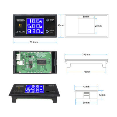 DC 0 전압계 네티즌 전력계  5A 10A LCD 디지털