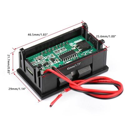 0.56 &quot; 주도하는 리튬 배터리 용량계 12V 24V 36V 48V 60V 72V
