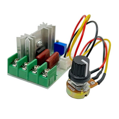 AC 220V 2000w 전동기 속도 제어 장치 조광기 모듈 전위차계 주지사