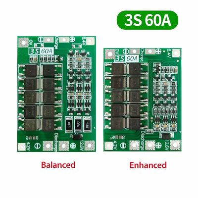 3S 4S 25A 40A 60A BMS 배터리 보호 보드 리오온 배터리 충전 보드