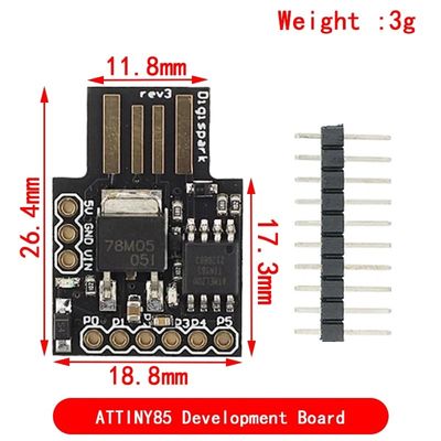 3.3V 개발 위원회 지원 ATTINY85/TINY85 마이크로 컨트롤러