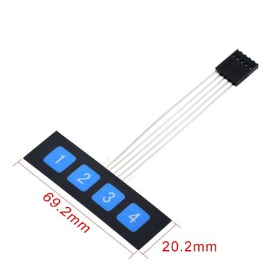 16 키 망막 스위치 키보드 4 * 4 매트릭스 키보드 DIY KIT