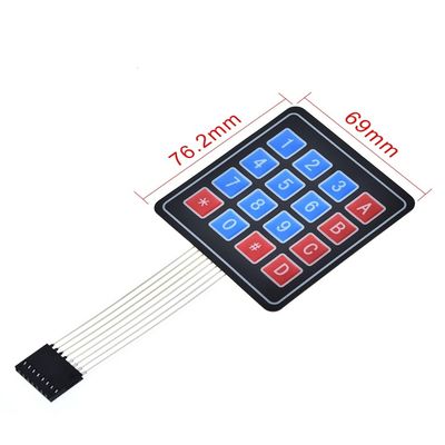 16 키 망막 스위치 키보드 4 * 4 매트릭스 키보드 DIY KIT