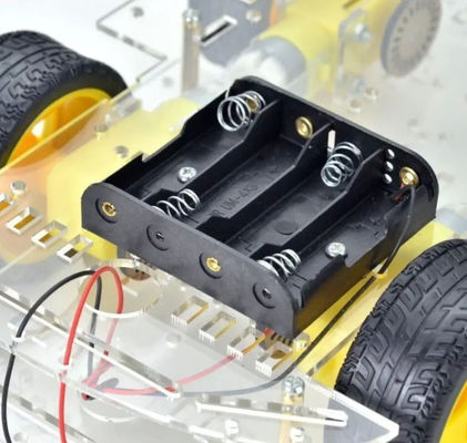 더 긴 버전 4WD 스마트 로봇 자동차 차시 키트 4 휠 더블 레이어