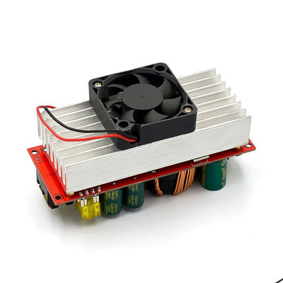 1800W 40A DC-DC 부스트 컨버터 보드 10-60V 팬으로 12-90V 부스트 전원 모듈