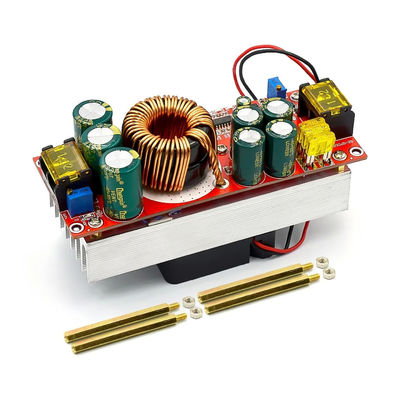 1800W 40A DC-DC 부스트 컨버터 보드 10-60V 팬으로 12-90V 부스트 전원 모듈