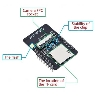 ESP32 ESP32-S 와이파이 BT 개발 보드 OV2640 카메라 모듈 ESP32-CAM