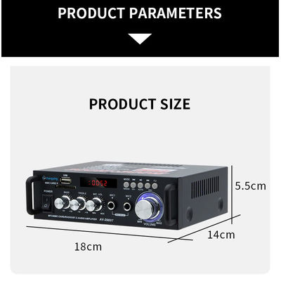 120W LDZS AV-298BT 무선 BT 2.0 및 HIFI 사운드 퀄리티와 함께 스테레오 오디오 증폭기