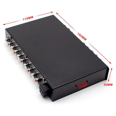24v 증폭기 EQ5 세그먼트 Aux Equalizer 자동차 오디오 EQ 튜닝 크로스오버