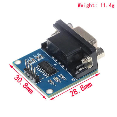 5.5V MAX3232 MAX232 모듈 RS232에서 TTL 시리즈 포트 변환기 DB9 커넥터