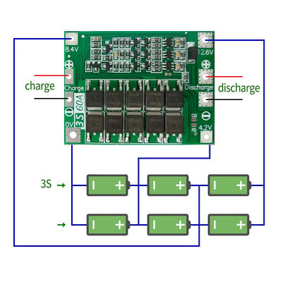 리온 리?? 배터리 충전기 리포 셀 모듈 PCB BMS 보호판
