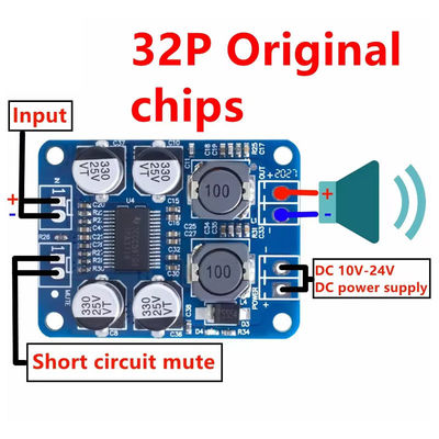 CA-3118 DC 12-24V PBTL 모노 60W D급 전력 증폭기 모듈 증폭기 보드