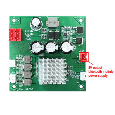 CA-3136A 디지털 오디오 증폭기 보드 2*50W 5V OUT 증폭기 모듈과 함께 8-24V